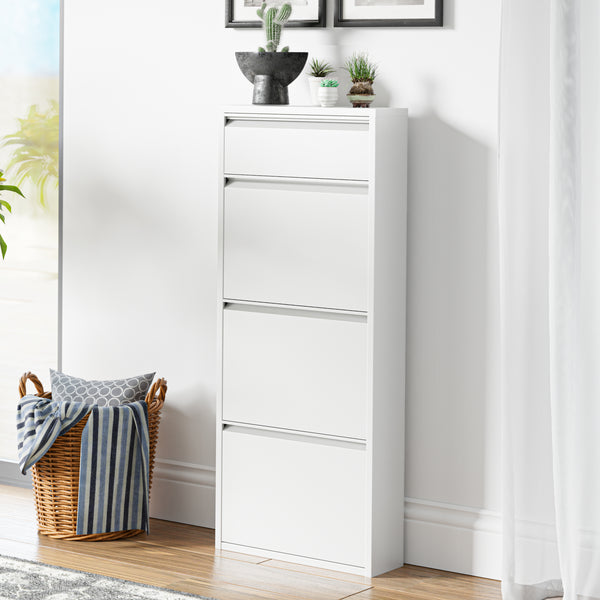 Schoenenkast Sokndal met kleppen [en.casa]