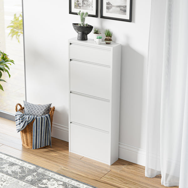 Schoenenkast Sokndal met kleppen [en.casa]
