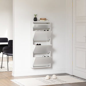 Schoenenkast Sokndal met kleppen [en.casa]