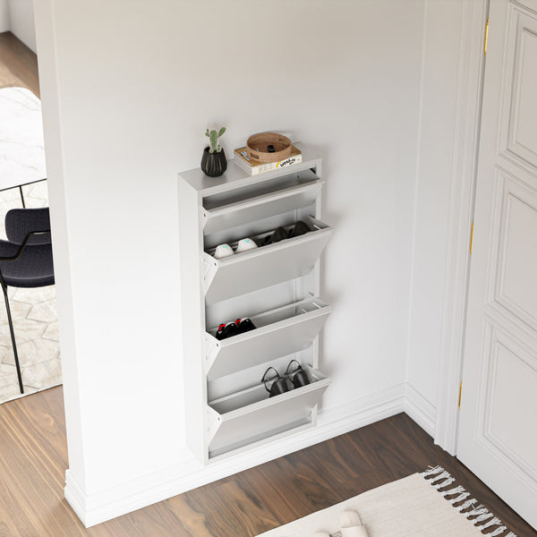 Schoenenkast Sokndal met kleppen [en.casa]