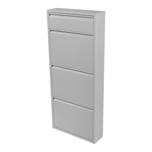 Schoenenkast Sokndal met kleppen [en.casa]
