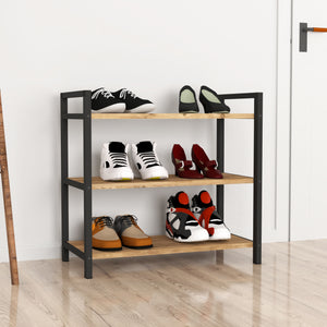 [en.casa] Schoenenrek Sømna 70x66x36 cm - 3 varianten