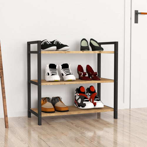 [en.casa] Schoenenrek Sømna 70x66x36 cm - 3 varianten