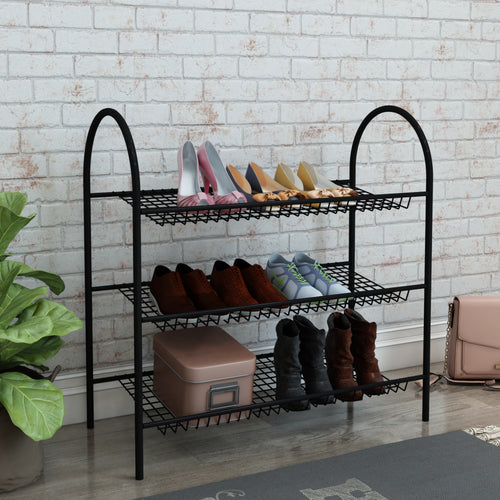 Étagère à chaussures Odder grillagé [en.casa]