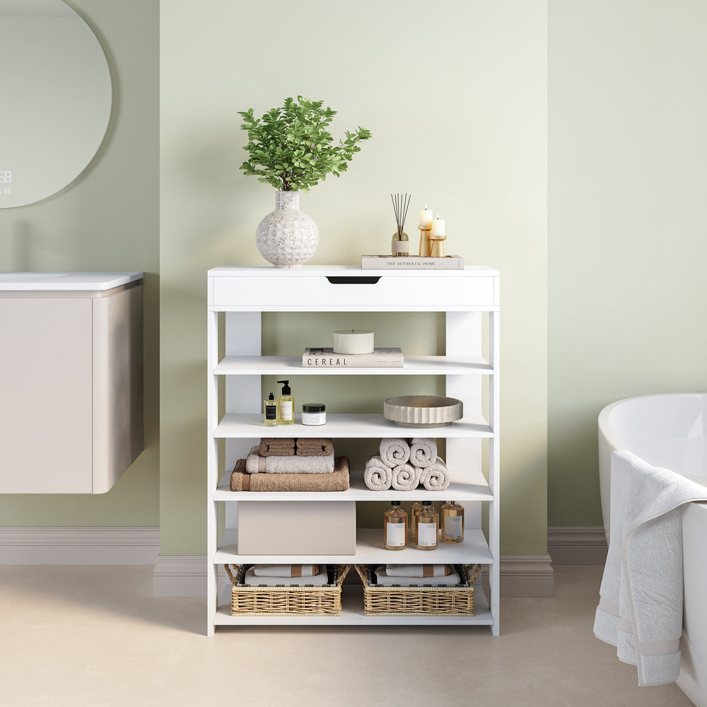 Étagère à chaussures Boppeelo 94 x 75 x 30 cm [en.casa]