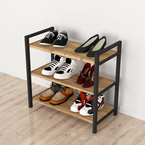 [en.casa] Schoenenrek Sømna 70x66x36 cm - 3 varianten