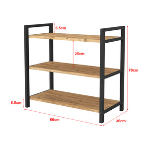 [en.casa] Schoenenrek Sømna 70x66x36 cm - 3 varianten