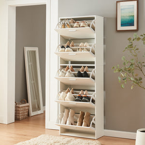 Armoire à chaussures Sykkylven [en.casa] - premiumXL