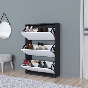 Armoire à chaussures Aurskog 110x73,5x24cm diff. couleurs [en.casa] - premiumXL