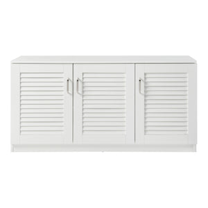 Schoenenkast Løten 62x125x36 cm wit [en.casa]