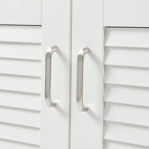 Schoenenkast Løten 62x125x36 cm wit [en.casa]