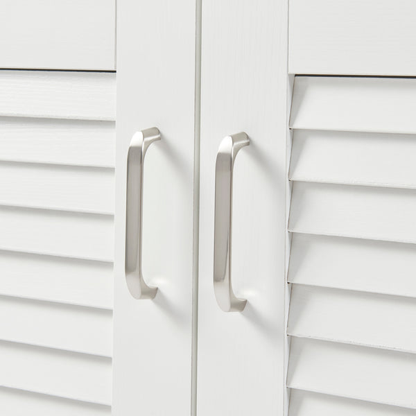Schoenenkast Løten 62x125x36 cm wit [en.casa]