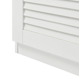Schoenenkast Løten 62x125x36 cm wit [en.casa]