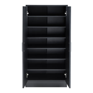 Armoire à chaussures Notribontaa avec 2 portes 108 x 55 x 35 cm [en.casa] 
