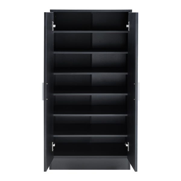 Armoire à chaussures Notribontaa avec 2 portes 108 x 55 x 35 cm [en.casa] 
