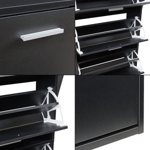 Schoenenkast Sykkylven kleppen met bovenblad [en.casa]