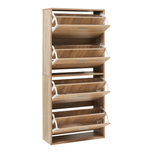 Schoenenkast Sykkylven kleppen met bovenblad [en.casa]