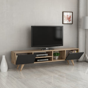 [en.casa] TV meubel Assens 160x31x40 cm - 2 varianten