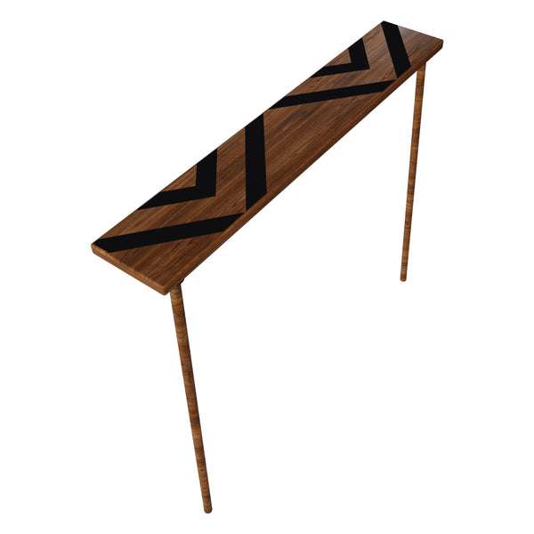 Table console Holmsland en bois 70 x 80 x 14 cm [en.casa]