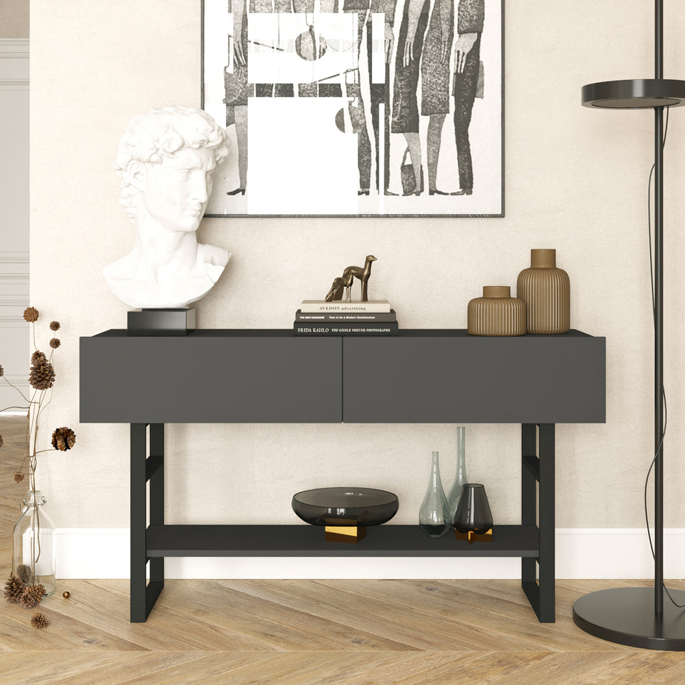 Console Lappeenranta 139x43x76cm en différentes couleurs [en.casa] - premiumXL