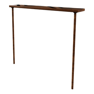 Table console Holmsland en bois 70 x 80 x 14 cm [en.casa]