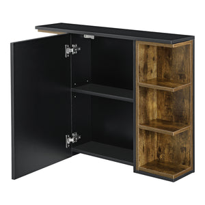 Badkamerkast Harstad met spiegel spiegelkast 64x80x20 cm - 3 varianten