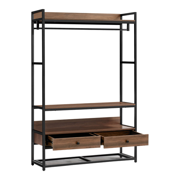 Portant à vêtements Isen métal 180 x 120 x 40 cm [en.casa]