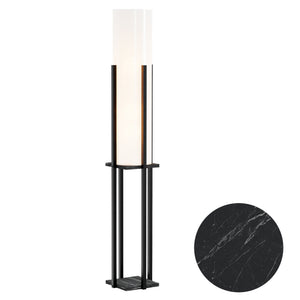 Lampadaire Gisborne avec 1 étagère 146 x 25 x 25 cm E27 lux.pro