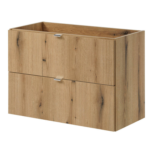 Meuble sous lavabo avec lavabo Newport 80 x 71 x 40 cm aspect chêne [en.casa]