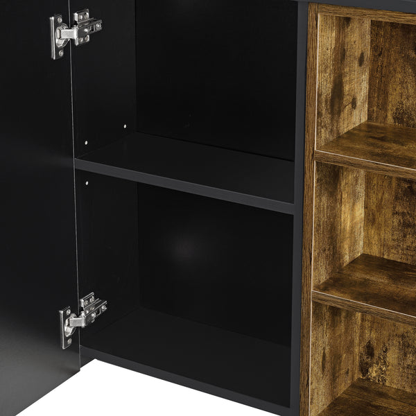 Badkamerkast Harstad met spiegel spiegelkast 64x80x20 cm - 3 varianten