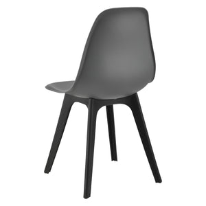 Set de 4 Chaises Brevik Plastique 83 x 54 x 48 cm Plusieurs couleurs [en.casa]