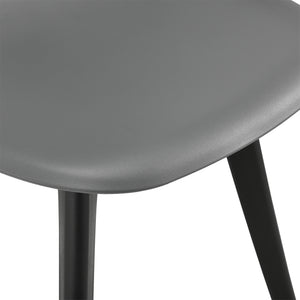 Set de 4 Chaises Brevik Plastique 83 x 54 x 48 cm Plusieurs couleurs [en.casa]