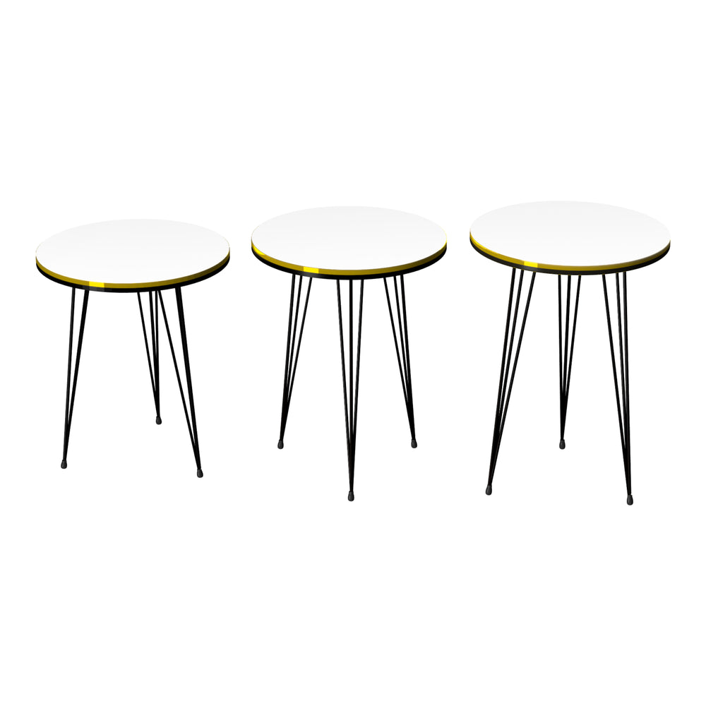 Table d’appoint Ry lot de 3 en différentes couleurs [en.casa] - premiumXL