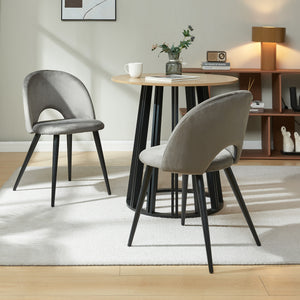 Lot de chaises de salle à manger Karijoki 77 x 50 x 55 cm [en.casa]