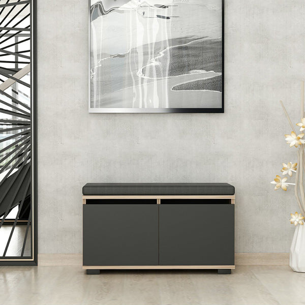 [en.casa] Schoenenrek Brande 42x80x35 cm - 2 varianten