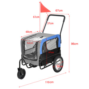 Remorque vélo pour chien pro.tec
