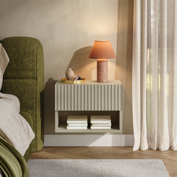 Lot de 2 tables de chevet murales Nand [en.casa]