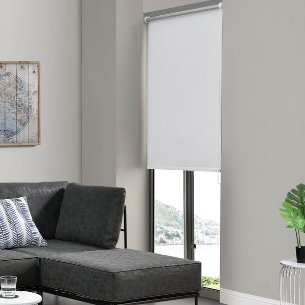 [neu.haus]  store avec chaînette latérale sans fin prêt à fixer  [15 Tailles][3 Couleurs] contre le soleil et la lumière - opaque - sans perçage