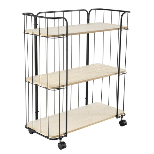 Keukentrolley met 3 planken 79x70x31 cm - verschillende kleuren