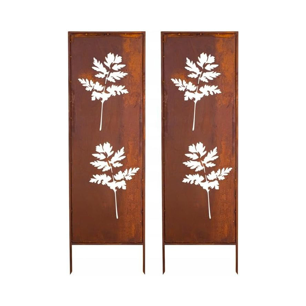 Tuinprikker Irsina set van 2 160x50 cm cortenstaal roestkleurig [casa.pro]