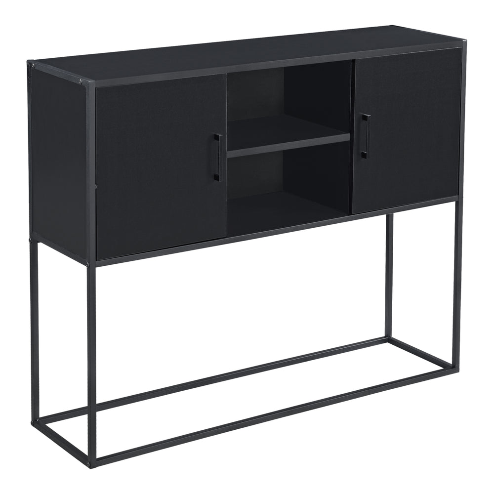 Buffet Motala avec étagère et portes d’armoire diff. couleurs [en.casa] - premiumXL