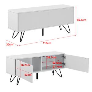 Commode Bollebygd à 2 Portes 47 x 110 x 30 cm  Plusieurs couleurs [en.casa]