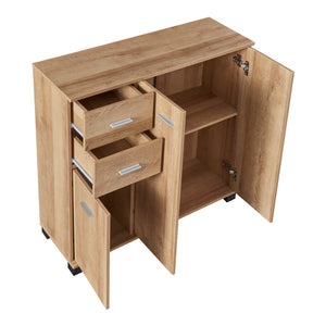 Commode Crimla 76 x 80 x 28 cm [en.casa]