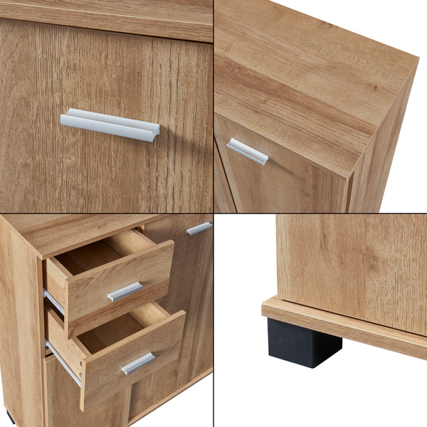 Commode Crimla 76 x 80 x 28 cm [en.casa]