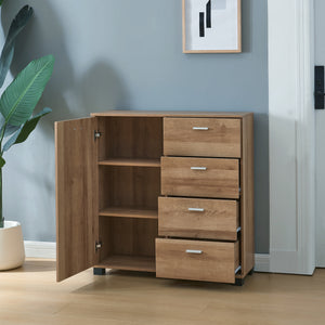 [en.casa] Halmeubel Döbritz 84x80x28 cm - 3 varianten