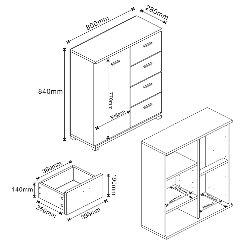 Maatschets [en.casa] Halmeubel Döbritz 84x80x28 cm - 3 varianten