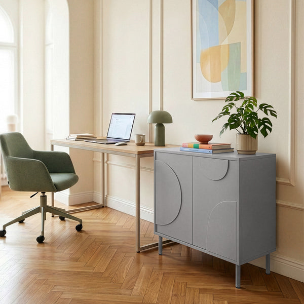 Commode Holea avec 2 portes 75 x 70 x 34 cm [en.casa] 