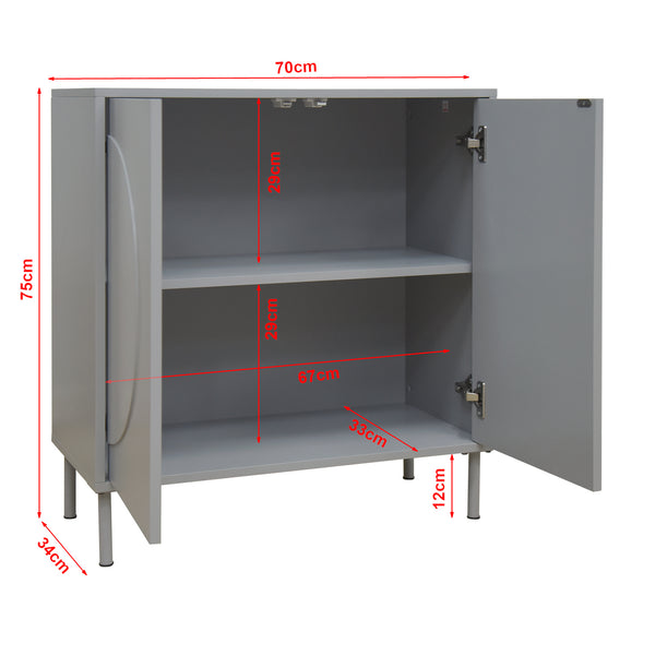 Sideboard Holea dressoir 75x70x34 cm [en.casa]