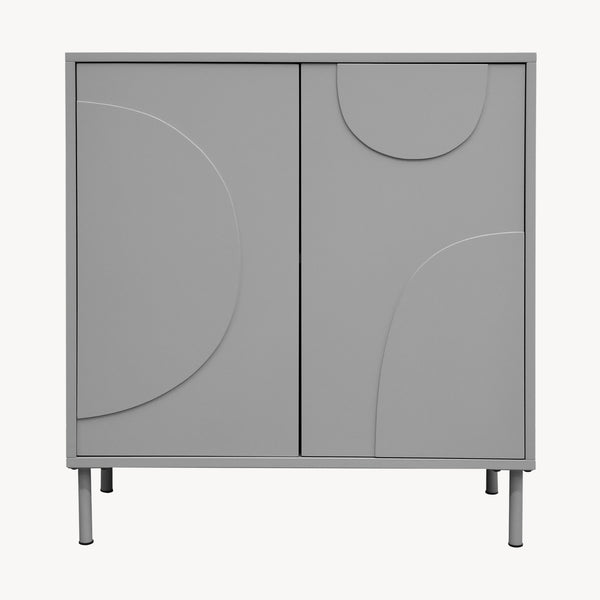 Commode Holea avec 2 portes 75 x 70 x 34 cm [en.casa] 