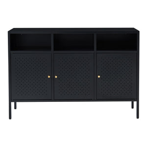 Commode Janakkala dressoir zwart [en.casa]